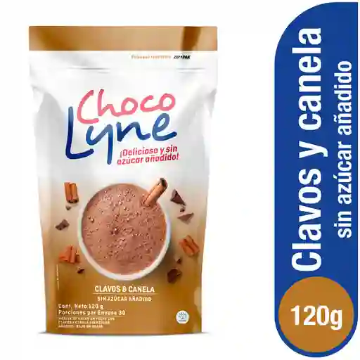 Choco Lyne Chocolate en Polvo Sabor Clavos y Canela sin Azúcar