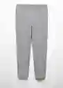 Pantalón Bologna Gris Talla 44 Hombre Mango