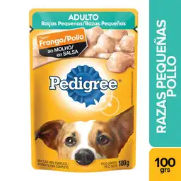 Pedigree Alimento para Perro Razas Pequeñas Pollo en Salsa