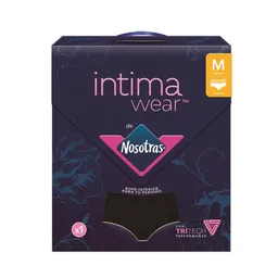 Nosotras Panty Hipster Black Intimawear Reutilizable Talla M