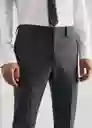 Pantalón Paulo Ceniza Talla 36 Hombre Mango