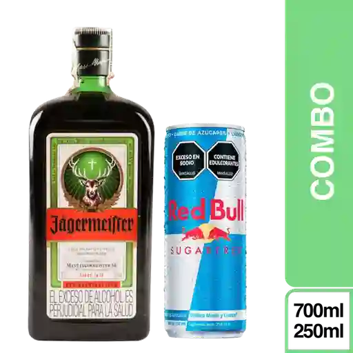 Combo Jagger + Redbull Sin Azúcar