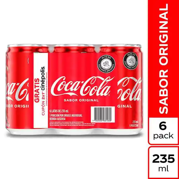 Coca-Cola Pack Gaseosa Sabor Original