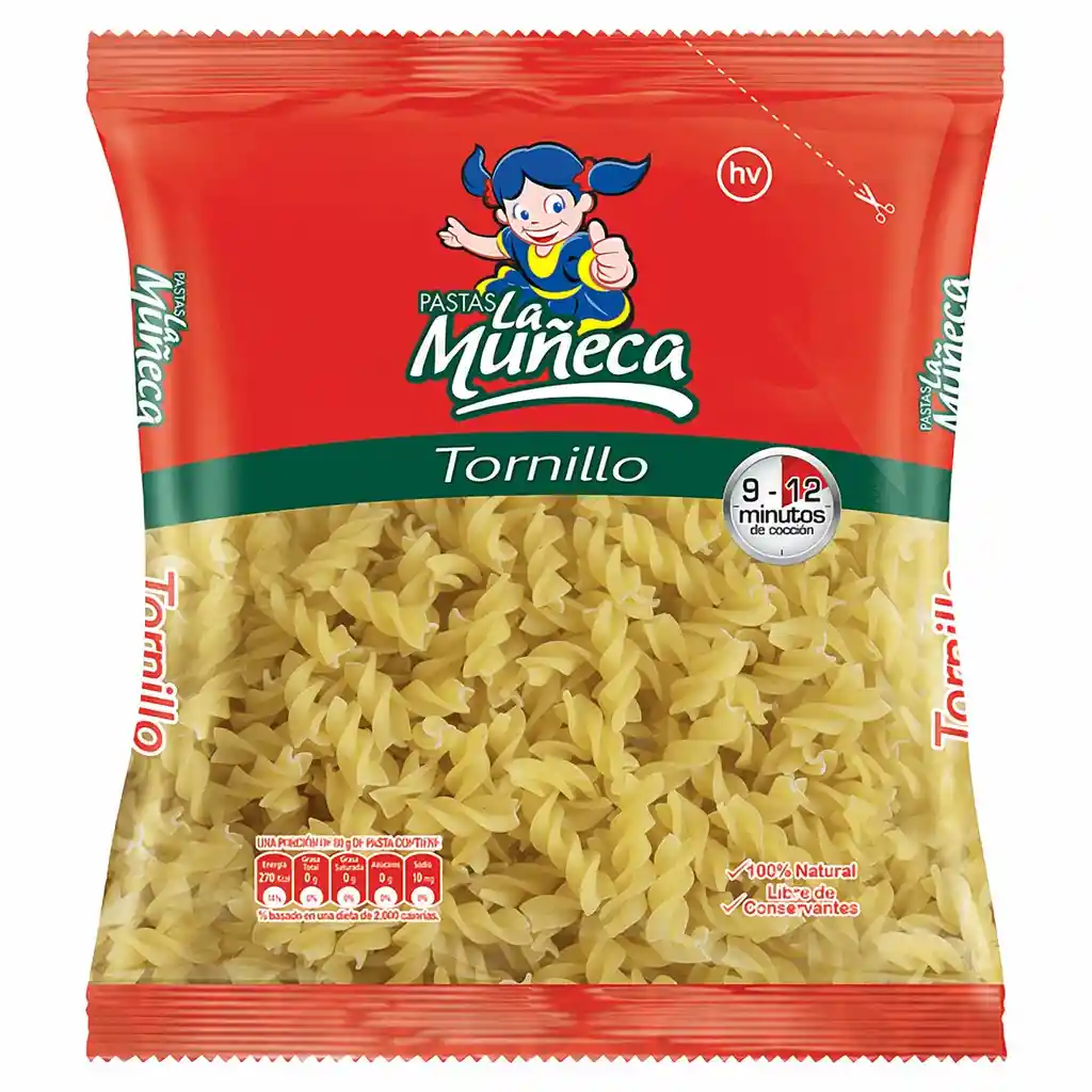 La Muñeca Pastas Tornillo