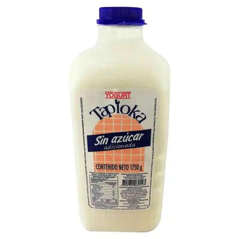 Tapioka Yogurt sin Azúcar