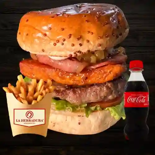 Hamburguesa Costeña en Combo