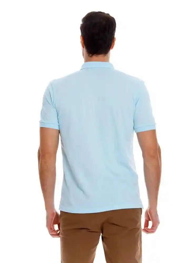 Camiseta Polo Azul Clte
