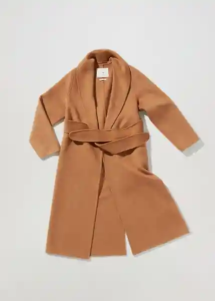 Abrigo Gabriela Camel Talla S Mujer Mango