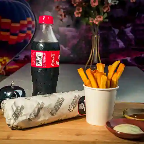 Combo Kebab Crispy con Papitas + Gaseosa