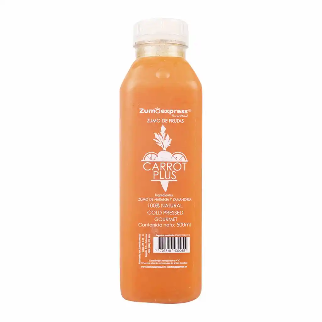 Zumo Express Jugo Carrot Plus de Naranja y Zanahoria