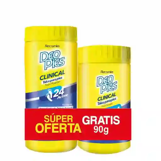 Deo Pies Talco para Pies Clinical