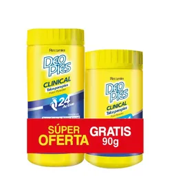 Deo Pies Talco para Pies Clinical