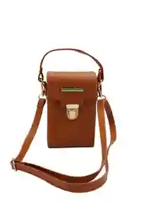 Bolso Bandolera Celeste Miel Mercedes Campuzano