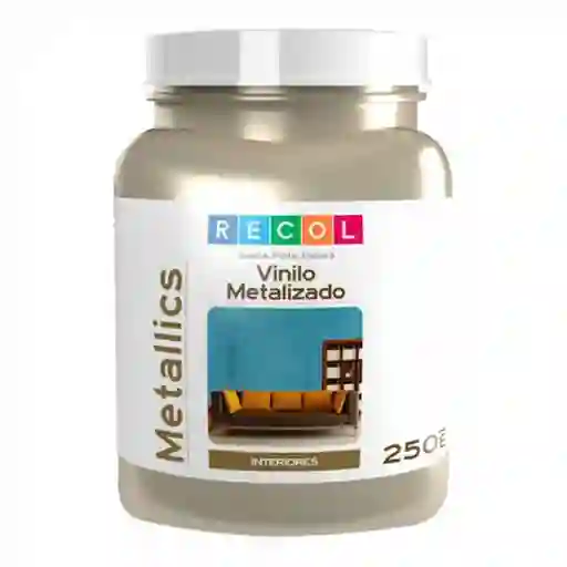Recol Vinilo Metalizado Metallics Almendra