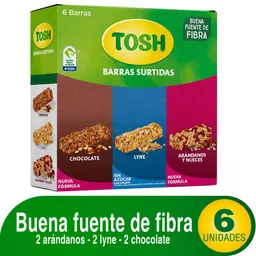 Tosh Pack de Barras de Cereal con Sabores Surtidos