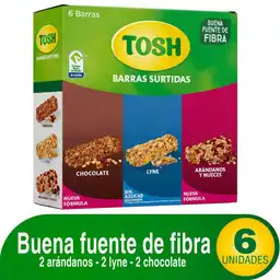 Tosh Barras de Cereal con Sabores Surtidos