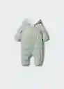 Abrigo Anorak Teddyl5 Verde Pastel Talla 61 Niños Mango