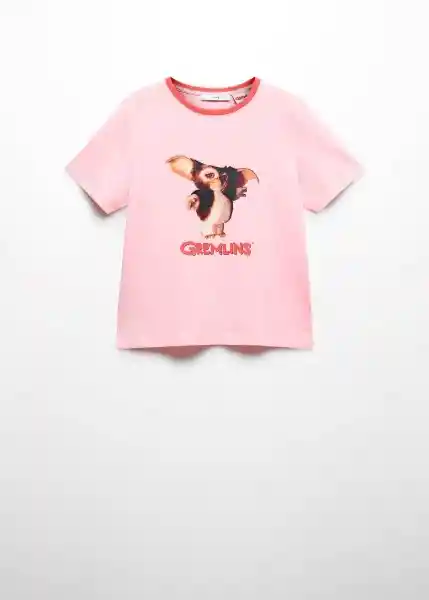 Camiseta Gremlin Rosa Talla S Mujer Mango