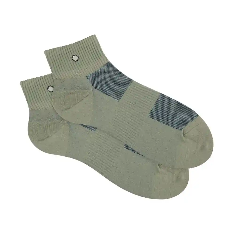 Medias Deportivas Cortas Masculino Berlina Punto Blanco Talla 10-12