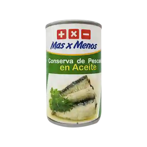 Mas x Menos Sardina Aceite Vegetal