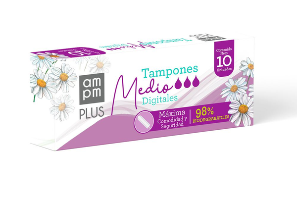 Tampon Digital Medio Plus Ampm Plus 10 und