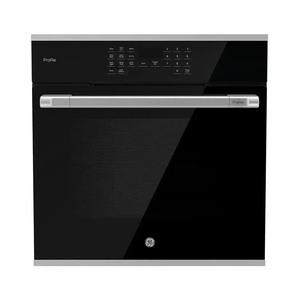 Horno de Convección a Gas Acero Inoxidable Con Vidrio Negro Ge Hgp6065lwi1