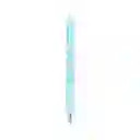 Esfero de Gel Retráctil Negro Cuerpo Azul Miniso