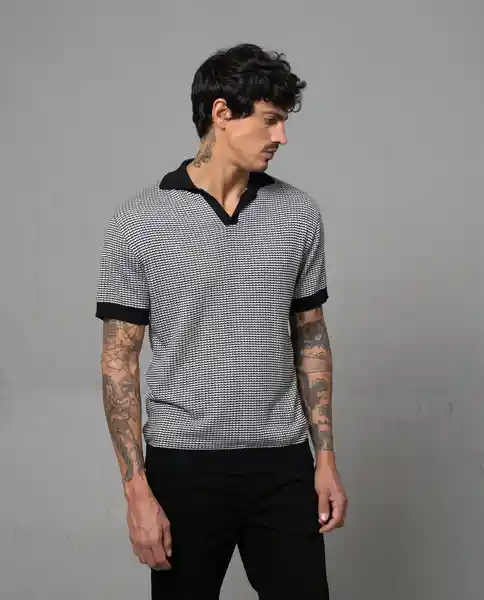 Camisa Tipo Polo Hombre Negro Talla XXL 192G000 Rifle
