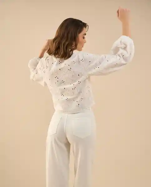Camisa Celaje Blanco Claro Talla M 412G014 Esprit