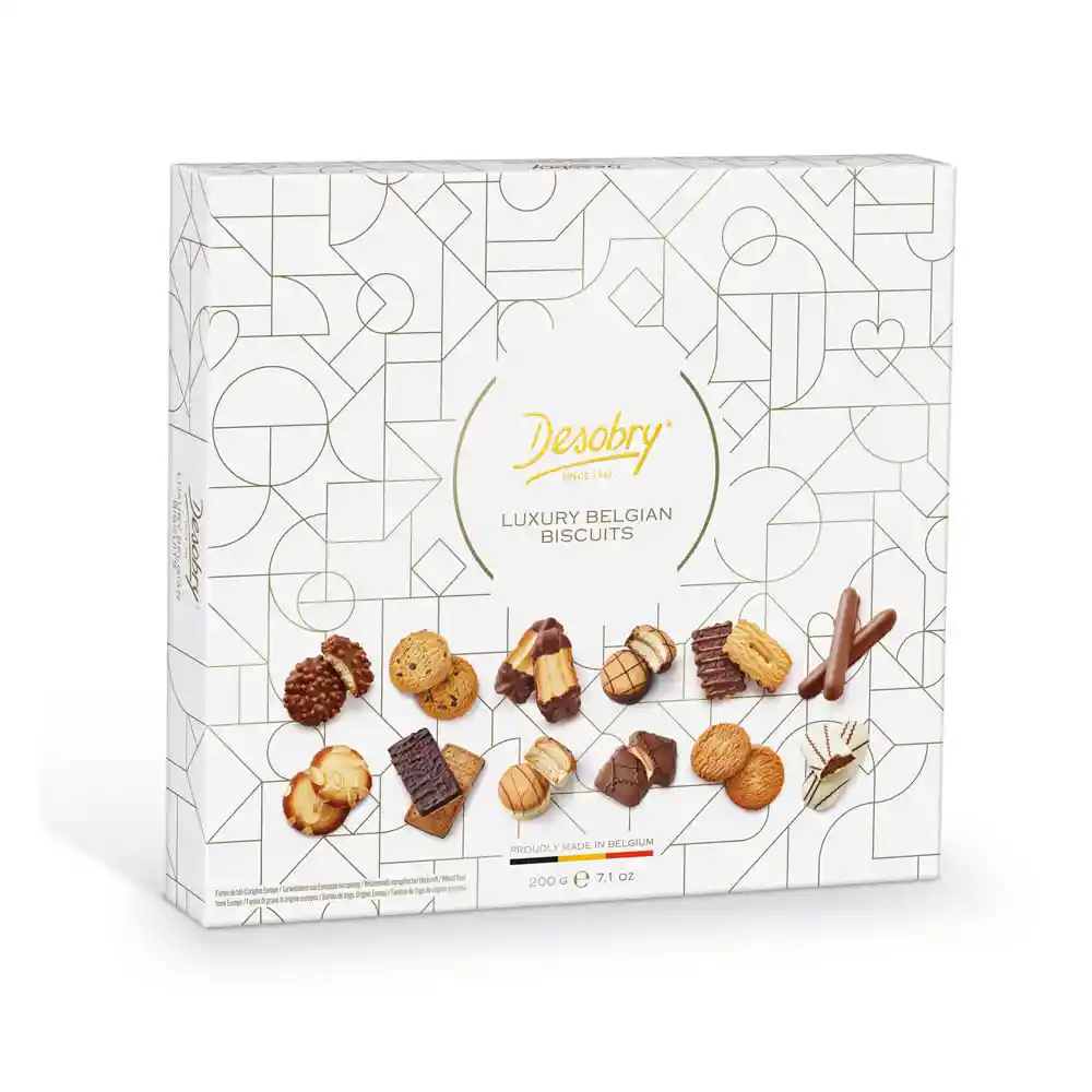 Galletas Surtidas Belga Con Cubierto de Chocolate