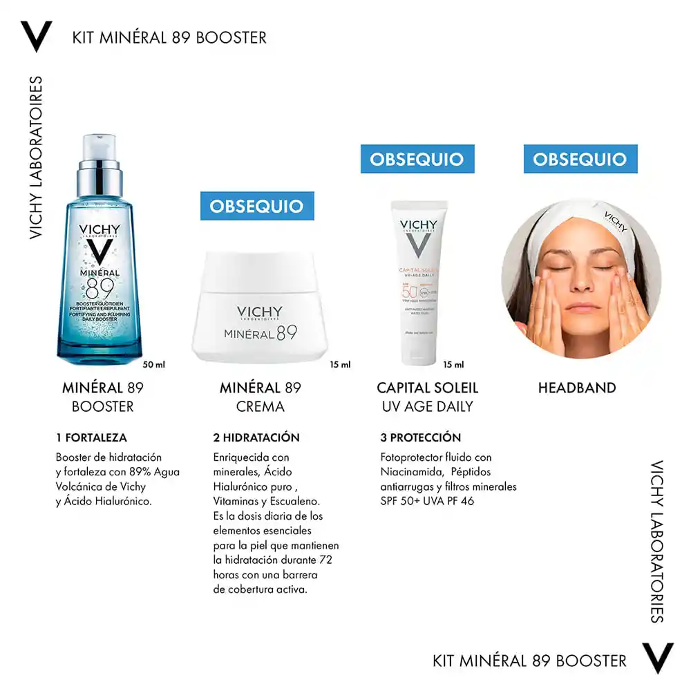 Kit Vichy Mineral 89 Booster + Obsequio