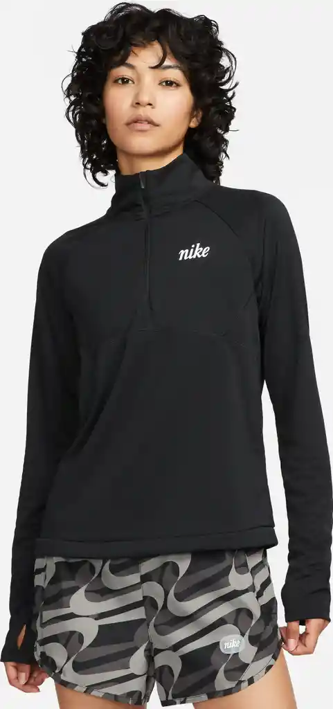W Nk Df Ic Pacer Hz Top Talla M Camisetas Negro Para Mujer Marca Nike Ref: Dq6375-010