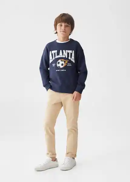 Sudadera Albert5 Navy Talla 06 Niños Mango