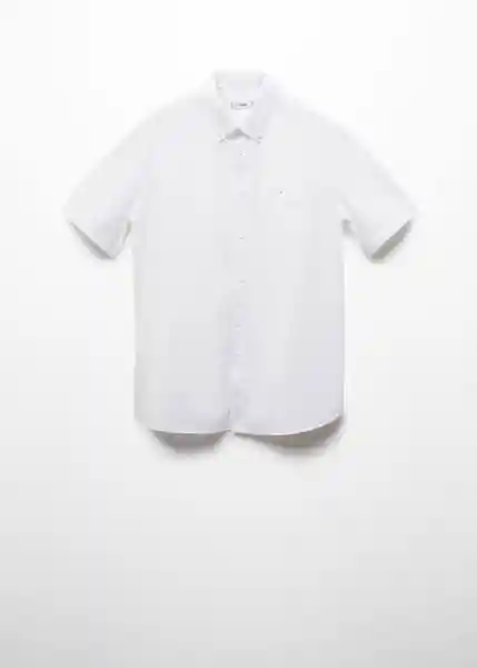 Camisa Ginza-H Blanco Talla XL Hombre Mango