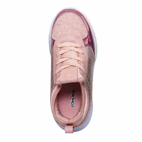 Los Gomosos Tenis Imari Para Mujer y Niña Rosa Talla 30