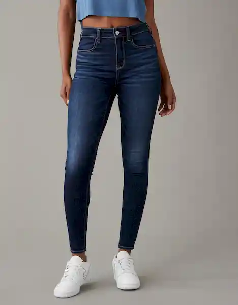 Jean High-Rise Jegging Mujer Azul Talla 0 SHORT American Eagle