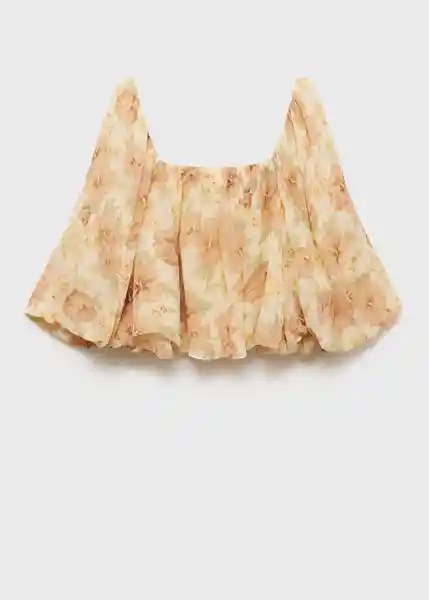Blusa Parole Crudo Talla S Mujer Mango