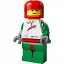 Set Construcción Mini Figura Gigante de Piloto de Carreras Lego