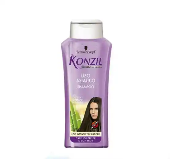Konzil Shampoo Liso Asiático con Keratina y Bambú