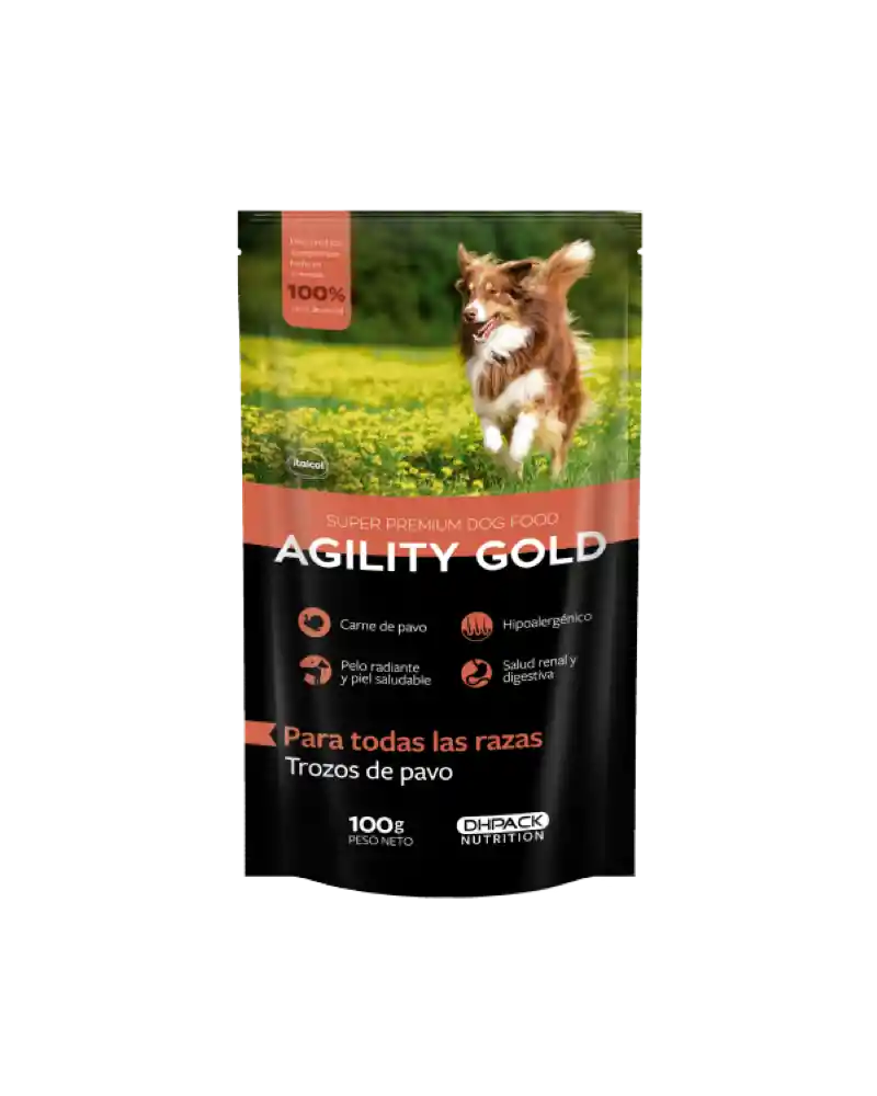 Agility Gold Alimento Húmedo para Perro con Trozos Carne Res 
