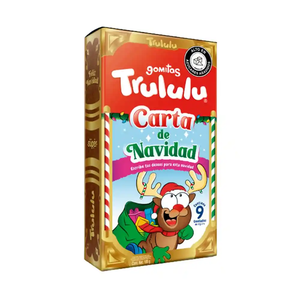 Trululu Gomas Dulces Carta de Navidad