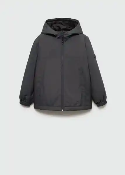 Abrigo Anorak Pepe7 Antracita Talla 07 Niños Mango