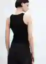 Top Boni Mujer Negro Talla S 67370469_99 Mango