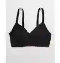 Bralette Negro Talla Medium Aerie American Eagle