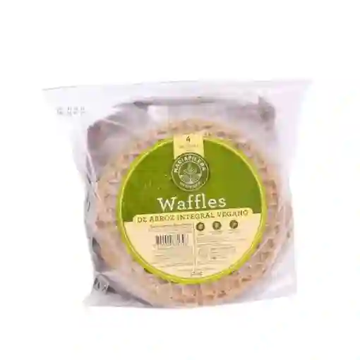 Waffle de Arroz Integral Vegano - Mariapilera