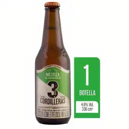 3 Cordilleras Cerveza Artesanal Mestiza