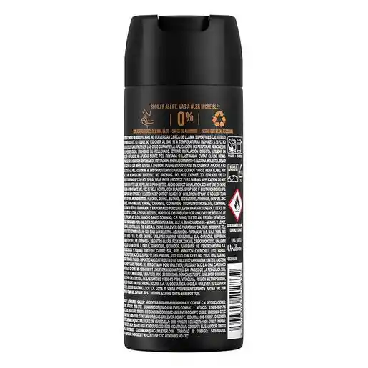 Axe Desodorante Collision en Aerosol Bloquea el Mal Olor