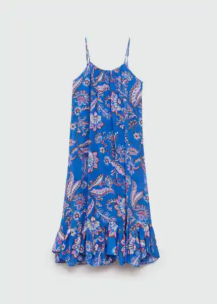 Vestido Sleepy Azul Talla 28 Mujer Mango