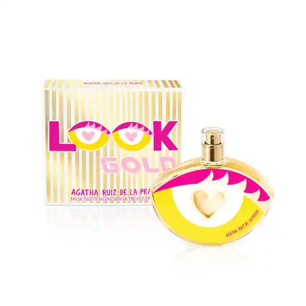 Agatha Ruiz Perfume de La Prada Look Gold Edt For Women