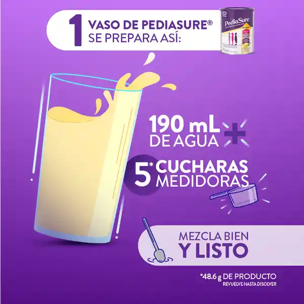 Complemento Nutricional Pediasure Peptigro Vainilla Polvo
